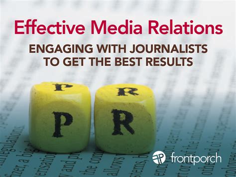 effective media relations and how to get results|Effective Media Relations: How to Get Results (PR In .